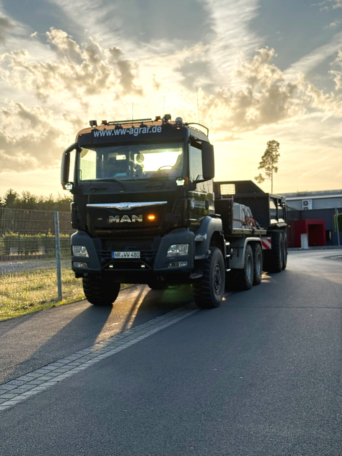 Transporte mit MAN-LKW