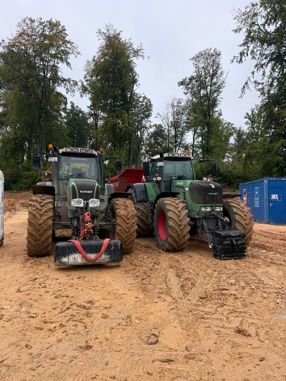Schlepper im Bau-Einsatz